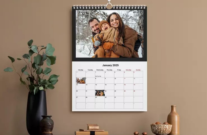 Custom Calendar 2024 A3 Size with Personal Photos