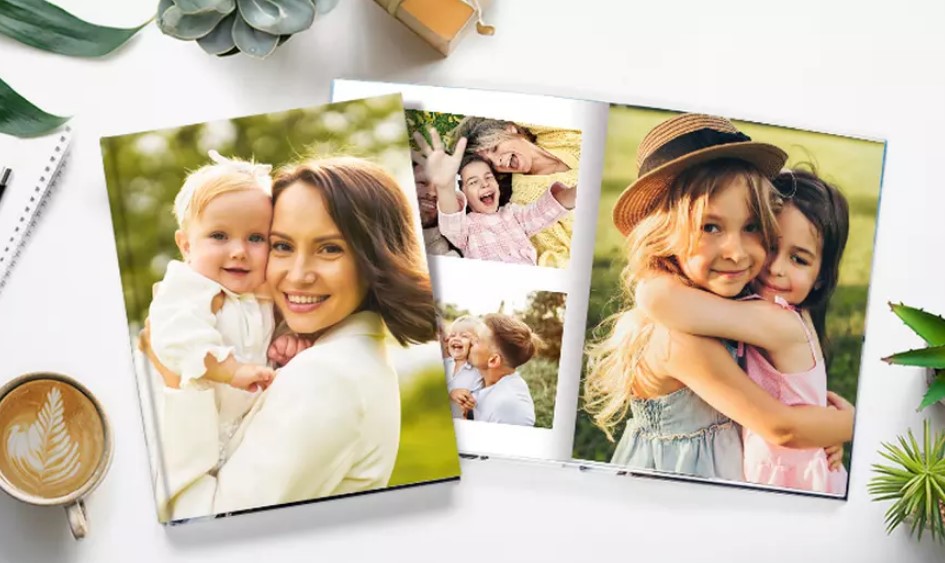 Turn Memories into a Personalized A4 Hardcover Photo Book with 24 Pages