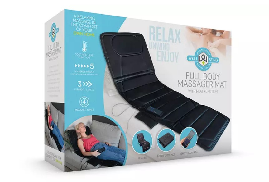 Wellbeing Full Body Massage Mat with 5 Modes