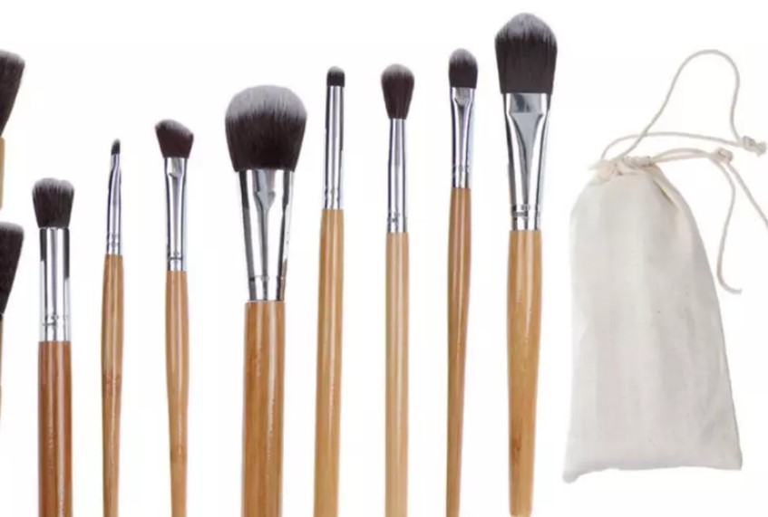 Bamboo Makeup Brush Set